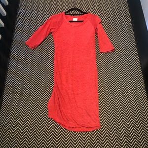 Sundry 3/4 Sleeve Cotton Dress